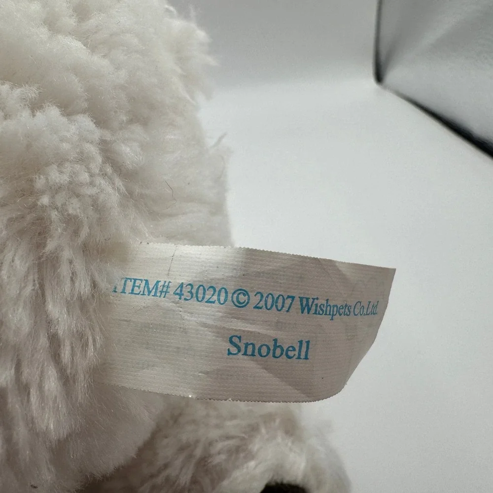 Wishpets Polar Bear Plush Kids 12in White Snobell 2007 Stuffed Animal 43020 Tag